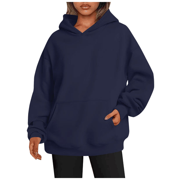 Clothing, WomenWomen's Hoodies With Pockets Fashion Solid Sweatshirt Oversized Hooded Sweater Womens Clothing - Premium 0 from USAdrop - Just $35.65! Shop now at Nobles Store
