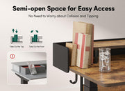 Furniture, Home & Kitchen, Home Office Desks, Home Office Furniture55" Electric Standing Desk with Shelves, 55 X 24 Inch Sit Stand Rising Desk with Monitor Stand - Premium  from Nobles Store - Just $369.21! Shop now at Nobles Store