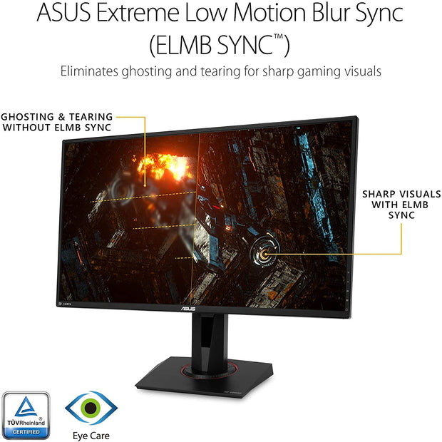 Computers & Accessories, Electronics, MonitorsTUF Gaming 27" 2K HDR Gaming Monitor (VG27AQ) - QHD (2560 X 1440), 165Hz (Supports 144Hz), 1Ms, Extreme Low Motion Blur, Speaker, G-SYNC Compatible, VESA Mountable, Displayport, HDMI ,Black - Premium  from Nobles Store - Just $391.65! Shop now at Nobles Store