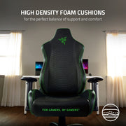 Furniture, Game & Recreation Room Furniture, Gaming Chairs, Home & Kitchen, Video Game ChairsIskur X Ergonomic Gaming Chair Black/Green - Leather Upholstered Adjustable Armrests High-Density Foam Cushions - Premium  from Nobles Store - Just $843.48! Shop now at Nobles Store