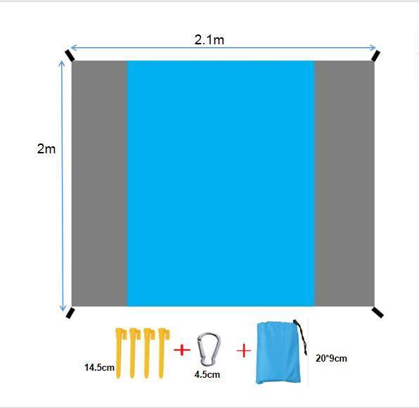 nullBeach Mat Folding Waterproof Picnic Mat - Premium 0 from null - Just $34.89! Shop now at Nobles Store