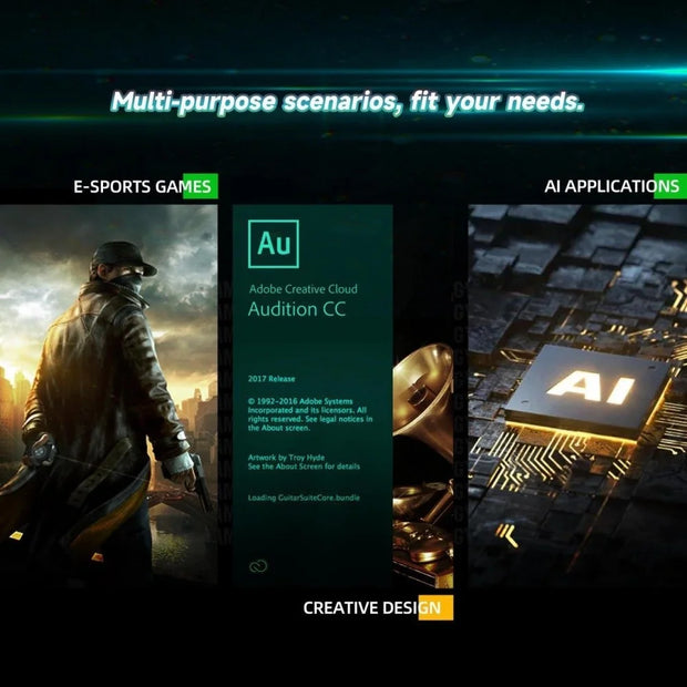 Gaming Desktop PC, AMD Ryzen 7 5700X, NVIDIA RTX 5060 8G , 16GB Ddr5, 1TB SSD, Windows 11 Home