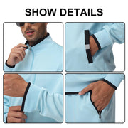 Clothing, Mens Clothing, Mens Workout ClothingMen'S Tracksuits Sweatsuits for Men Set Track Suits 2 Piece Casual Athletic Jogging Warm up Full Zip Sweat Suits Grayblue XL - Premium  from Nobles Store - Just $63.78! Shop now at Nobles Store