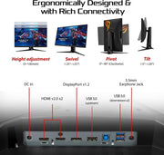 Computers & Accessories, Electronics, MonitorsROG Strix XG27AQ 27” Gaming Monitor, 1440P WQHD (2560 X 1440), Fast IPS, 170Hz, 1Ms, G-SYNC, Extreme Low Motion Blur Sync, Eye Care, HDMI Displayport USB 3.0 Hub, HDR™ 400 - Premium  from Nobles Store - Just $734.57! Shop now at Nobles Store