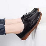 Small Leather Shoes Plus Size Round Toe Flat Bottom - Premium 0 from Nobles Store - Just $52.48! Shop now at Nobles Store