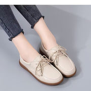 Small Leather Shoes Plus Size Round Toe Flat Bottom - Premium 0 from Nobles Store - Just $52.48! Shop now at Nobles Store