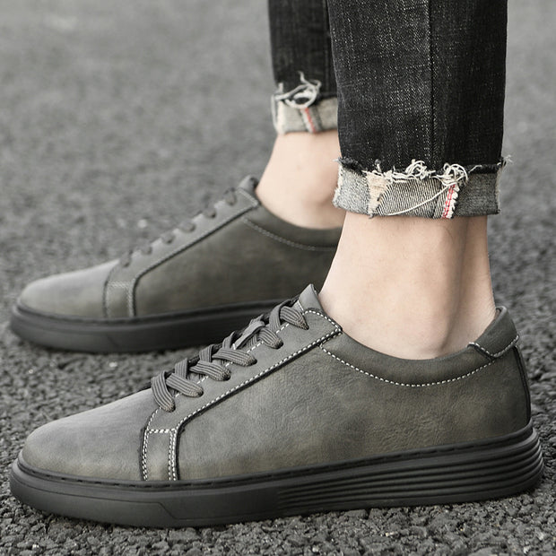 Plus Size Frosted Cowhide Board Shoes Men's Sports - Premium 0 from Nobles Store - Just $68.75! Shop now at Nobles Store