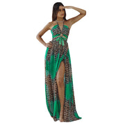 WomenLeopard Print Backless Dress Bohemian Women - Premium 0 from Nobles Store - Just $18.46! Shop now at Nobles Store