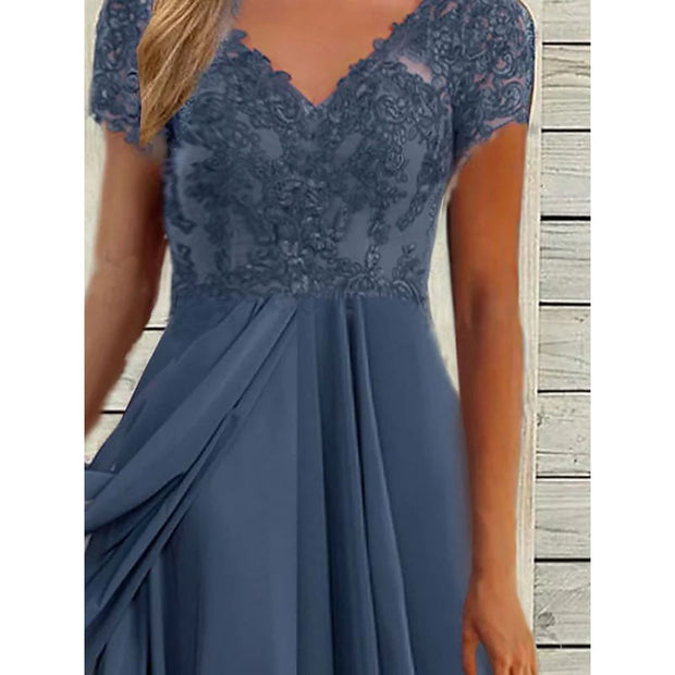 WomenEuropean And American-style Mid-length Chiffon Dress - Premium 0 from Nobles Store - Just $56.67! Shop now at Nobles Store