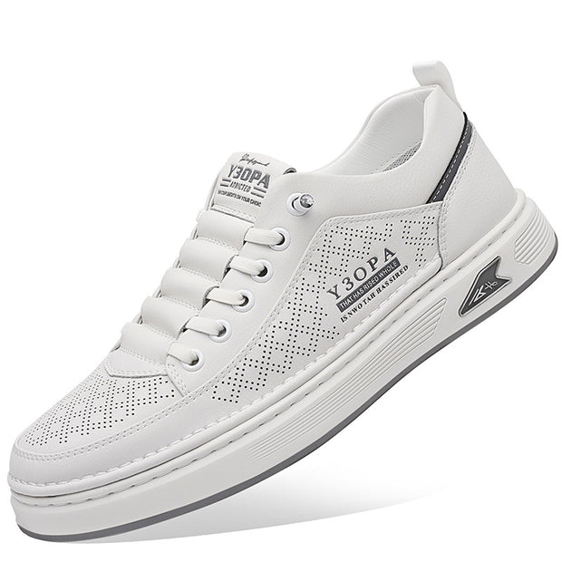 Retro Soft Breathable Leather Men's Casual Shoes Driving Flat Shoes - Premium 0 from Nobles Store - Just $60.62! Shop now at Nobles Store