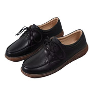 Small Leather Shoes Plus Size Round Toe Flat Bottom - Premium 0 from Nobles Store - Just $52.48! Shop now at Nobles Store