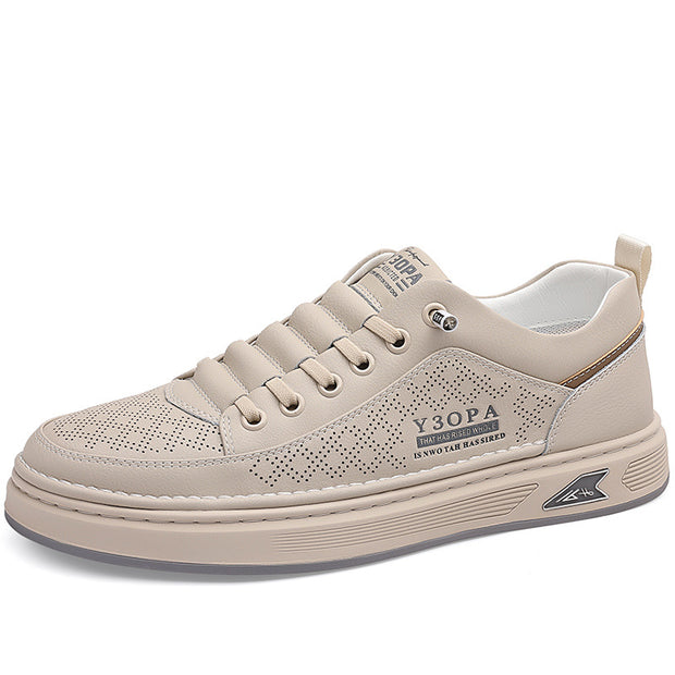 Retro Soft Breathable Leather Men's Casual Shoes Driving Flat Shoes - Premium 0 from Nobles Store - Just $60.62! Shop now at Nobles Store