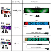 LED Lighting, LED Panel Lights, Lights & LightingRGB LED Car Sign Animation LED Matrix Pixel Panel DIY Programmable Bluetooth App Control LED Panel Flexible Display Light - Premium  from Nobles Store - Just $60.82! Shop now at Nobles Store