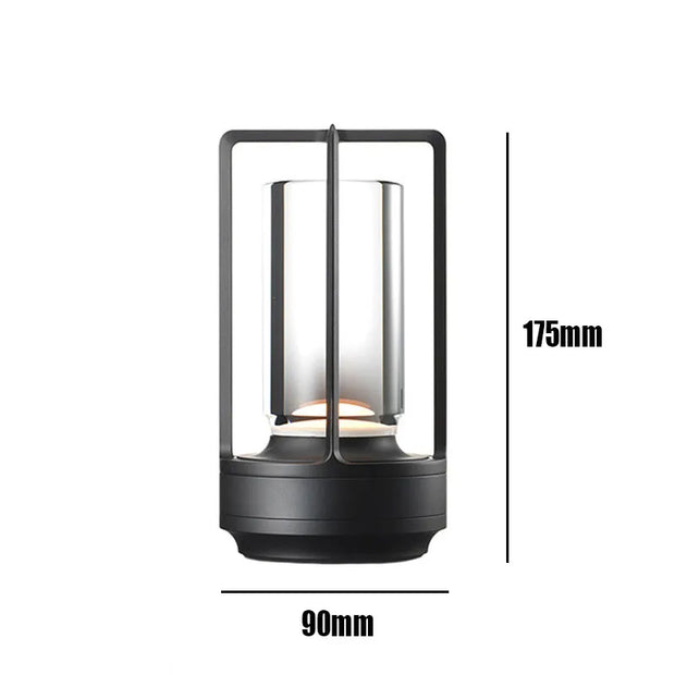 Indoor Lighting, Lights & Lighting, Table LampsLED Cordless Table Lamp Retro Bar Metal Desk Lamps Rechargeable Touch Dimming Night Light Restaurant Bedroom Home Outdoor Decor - Premium  from Nobles Store - Just $71.55! Shop now at Nobles Store