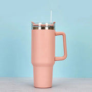 Dining & Bar, Drinkware, Home & Garden, Kitchen40Oz 304 Stainless Steel Insulated Water Bottle,Thermal Coffee Car Cup, Cold Hot Mugs Vacuum Flask with Handle Straw,For Sport - Premium  from Nobles Store - Just $47.98! Shop now at Nobles Store