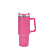 Dining & Bar, Drinkware, Home & Garden, Kitchen40Oz 304 Stainless Steel Insulated Water Bottle,Thermal Coffee Car Cup, Cold Hot Mugs Vacuum Flask with Handle Straw,For Sport - Premium  from Nobles Store - Just $47.98! Shop now at Nobles Store