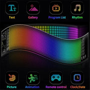 LED Lighting, LED Panel Lights, Lights & LightingRGB LED Car Sign Animation LED Matrix Pixel Panel DIY Programmable Bluetooth App Control LED Panel Flexible Display Light - Premium  from Nobles Store - Just $60.82! Shop now at Nobles Store
