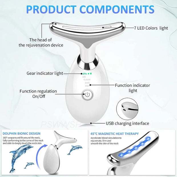 Beauty & Health, Home Use Beauty Devices, Skin Care ToolDropshipping Facial Massager Neck Facial Beauty Device Lifting Tighten Skin Care Tool - Premium  from Nobles Store - Just $78.27! Shop now at Nobles Store