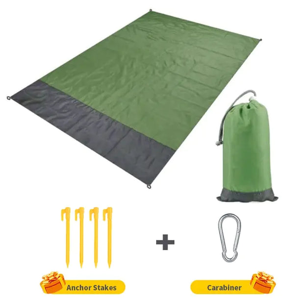 beach, beach balnket, blanket mat, waterproof beach blanketWaterproof Pocket Beach Blanket Mat - Premium  from Nobles Store - Just $30.46! Shop now at Nobles Store