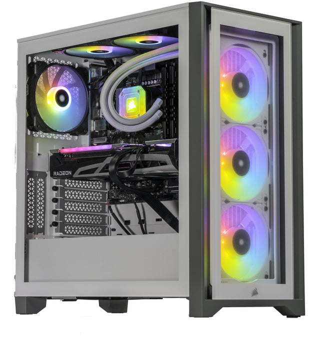 Computers, Desktop Computers, Electronics, Gaming Desktops, Laptops and Tablets, Shop Desktops By TypeArgentux Custom Built Gaming Desktop PC White (Intel I7-10700F 8-Core, 16GB RAM, 512GB Pcie SSD + 1TB HDD - Premium  from Nobles Store - Just $5200.86! Shop now at Nobles Store