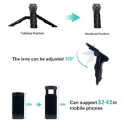 HomeSmartphone Vlogging Kit for Iphone Android with Tripod Mini Microphone Starter Vlog Kit for Tiktok Live Stream Video Youtube - Premium  from Nobles Store - Just $45.29! Shop now at Nobles Store