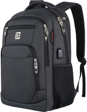 Backpacks, Bags, Cases & Sleeves, Computers & Accessories, Electronics, Laptop AccessoriesLaptop Backpack,Business Travel anti Theft Slim Durable Laptops Backpack with USB Charging Port,Water Resistant College Computer Bag for Women & Men Fits 15.6 Inch Laptop and Notebook - Black - Premium  from Nobles Store - Just $53.32! Shop now at Nobles Store