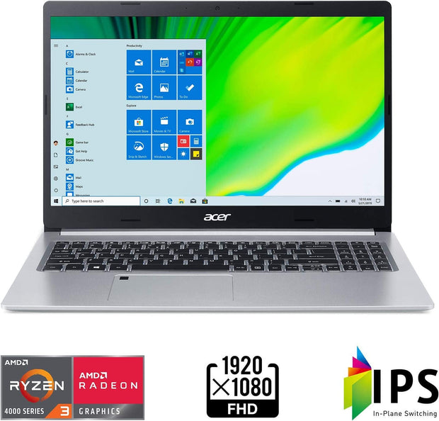 Computers & Accessories, Computers & Tablets, Electronics, Laptops, Traditional LaptopsAspire 5 A515-44-R93G, 15.6" Full HD, AMD Ryzen 3 4300U Mobile Processor with Radeon Graphics, 4GB DDR4, 128GB Nvme SSD, Wifi 5, HD Webcam, Fingerprint Reader, Backlit Keyboard, Windows 10 S - Premium  from Nobles Store - Just $781.43! Shop now at Nobles Store
