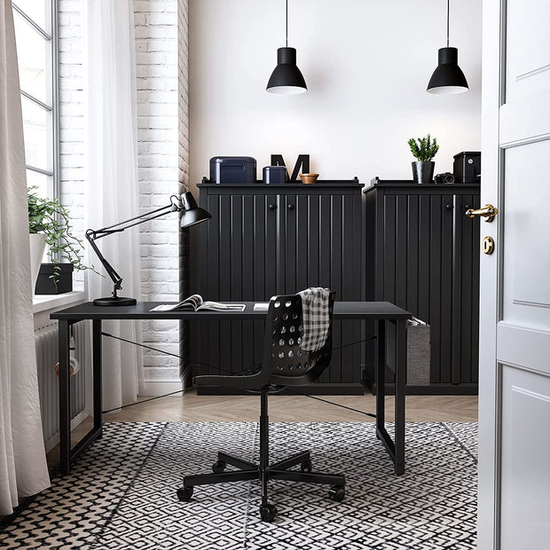 Furniture, Home & Kitchen, Home Office Desks, Home Office Furniture63 Inch Super Large Computer Writing Desk Gaming/Sturdy Home/Office - Premium  from Nobles Store - Just $121.18! Shop now at Nobles Store