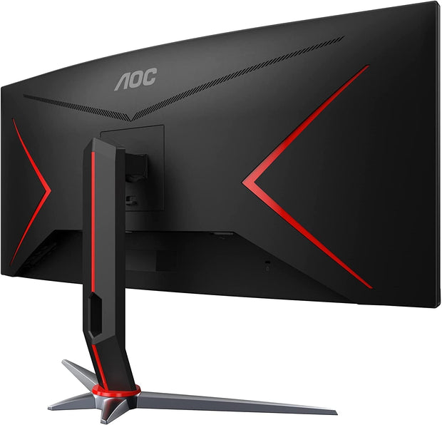 Computers & Accessories, Electronics, MonitorsCU34G2X 34" Curved Frameless Immersive Gaming Monitor, Ultrawide QHD 3440X1440, VA Panel, 1Ms 144Hz Adaptive-Sync, Height Adjustable, 3-Yr Zero Dead Pixels, Black/Red - Premium  from Nobles Store - Just $938.40! Shop now at Nobles Store