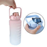 All Water Jugs, Home Improvement, Water Jugs, Water PurificationBUBABOX Motivational Water Bottle 64Oz, Half Gallon Water Bottle with Time Marker and Straw, Leak Proof Large Cooling Towel BPA Free(Purple) - Premium  from Nobles Store - Just $20.05! Shop now at Nobles Store