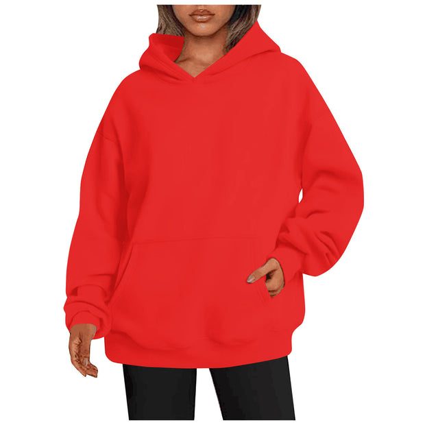 Clothing, WomenWomen's Hoodies With Pockets Fashion Solid Sweatshirt Oversized Hooded Sweater Womens Clothing - Premium 0 from USAdrop - Just $35.65! Shop now at Nobles Store