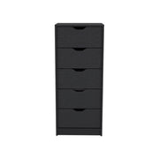 Bedroom Furniture, Furniture, Home & GardenDresser Kamran, Five Drawers Narrow, Black Wengue Finish - Premium  from Nobles Store - Just $176.77! Shop now at Nobles Store