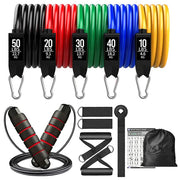 accessory, exercise, fitness, gym, indoor, outdoorFitness Exercises Resistance Bands Set - Premium  from Nobles Store - Just $59.97! Shop now at Nobles Store