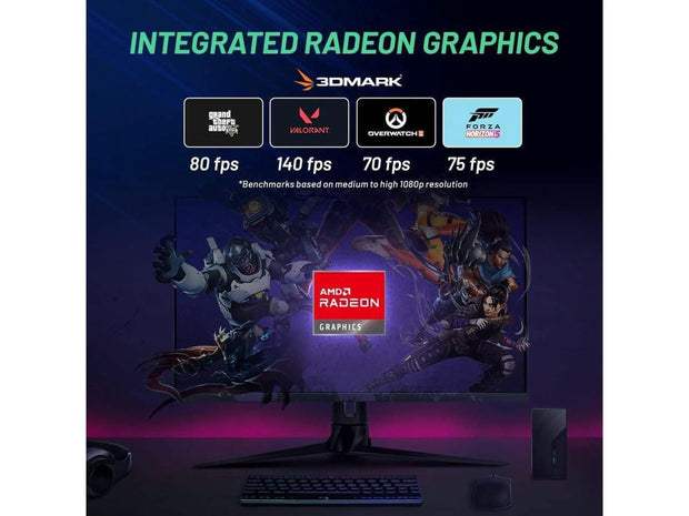 Computers, Desktop Computers, Electronics, Gaming Desktops, Laptops and Tablets, Shop Desktops By Type, Mini PC, Gaming PC, Desktop, AMD Ryzen 5 5600G, AMD Radeon Graphics, 1TB SSD, 16GB RAM, Windows 11 Home - Premium  from Nobles Store - Just $680.71! Shop now at Nobles Store