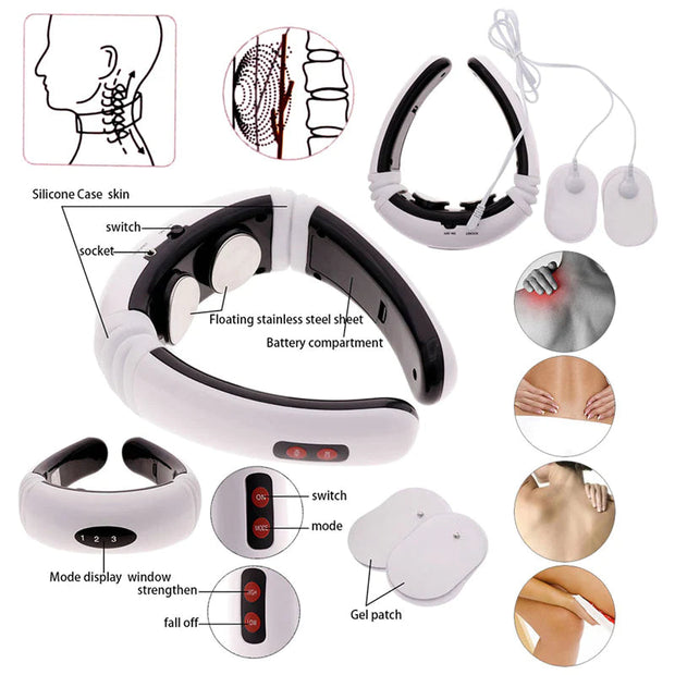 Electronics & Gadgets, Electronics Accessories & SuppliesElectric Cervical Pulse Neck Massager Muscle Relax Massage Magnetic Therapy US - Premium  from Nobles Store - Just $18.47! Shop now at Nobles Store