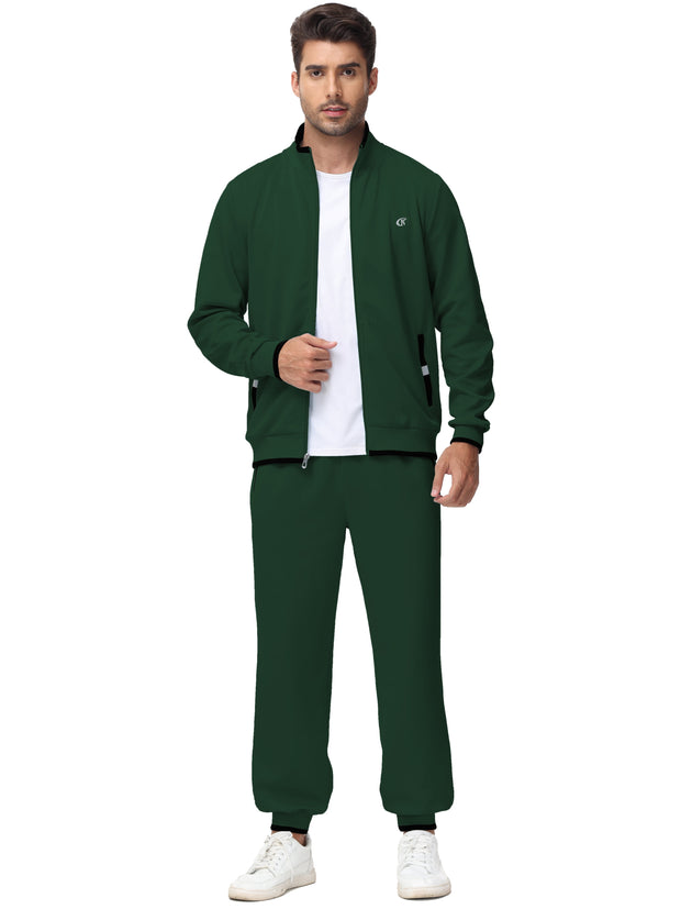 Clothing, Mens Clothing, Mens Workout ClothingMen'S Tracksuits Sweatsuits for Men Set Track Suits 2 Piece Casual Athletic Jogging Warm up Full Zip Sweat Suits Armygreen L - Premium  from Nobles Store - Just $63.78! Shop now at Nobles Store