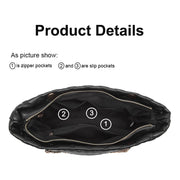 Bags & Accessories, Clothing, Women's Bags, Women's Bags & Accessories, Womens Tote BagsPoppy Quilted Women Handbags Purses Leather Tote Bag Satchel Wallet Set 2Pcs Chain Strap Shoulder Bag Classic - Premium  from Nobles Store - Just $64.19! Shop now at Nobles Store