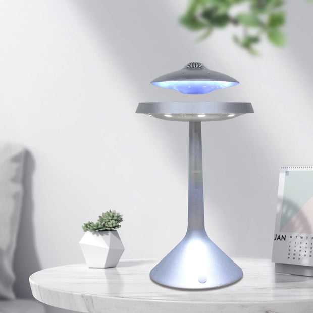 HomeUFO Magnetic Levitation Floating Light LED Table Lamp Wired Bluetooth Speaker - Premium  from Nobles Store - Just $103.20! Shop now at Nobles Store