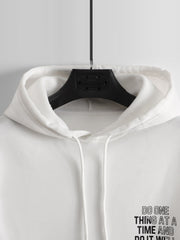 Men Apparel, Men Clothing, Men Hoodies, Men Hoodies & SweatshirtsManfinity Homme Men Slogan Graphic Drawstring Thermal Hoodie - Premium  from Nobles Store - Just $26.98! Shop now at Nobles Store