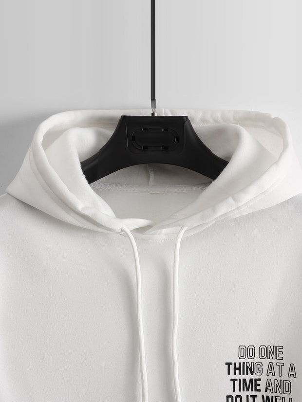 Men Apparel, Men Clothing, Men Hoodies, Men Hoodies & SweatshirtsManfinity Homme Men Slogan Graphic Drawstring Thermal Hoodie - Premium  from Nobles Store - Just $26.98! Shop now at Nobles Store