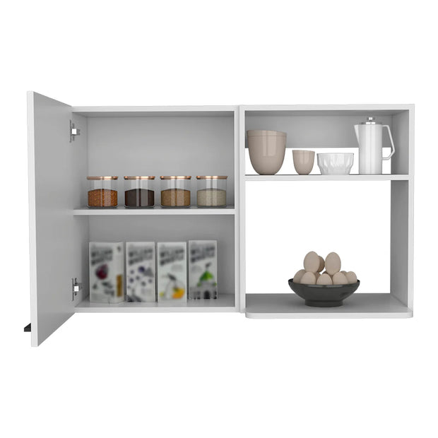 Bedroom Furniture, Furniture, Home & GardenKitchen Wall Cabinet Burwood, White Finish - Premium  from Nobles Store - Just $158.95! Shop now at Nobles Store