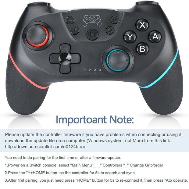 Electronics & Gadgets, Video Game Consoles & AccessoriesWireless Pro Controller Gamepad for Nintendo Switch Joypad Joystick Remote USA - Premium  from Nobles Store - Just $28.52! Shop now at Nobles Store
