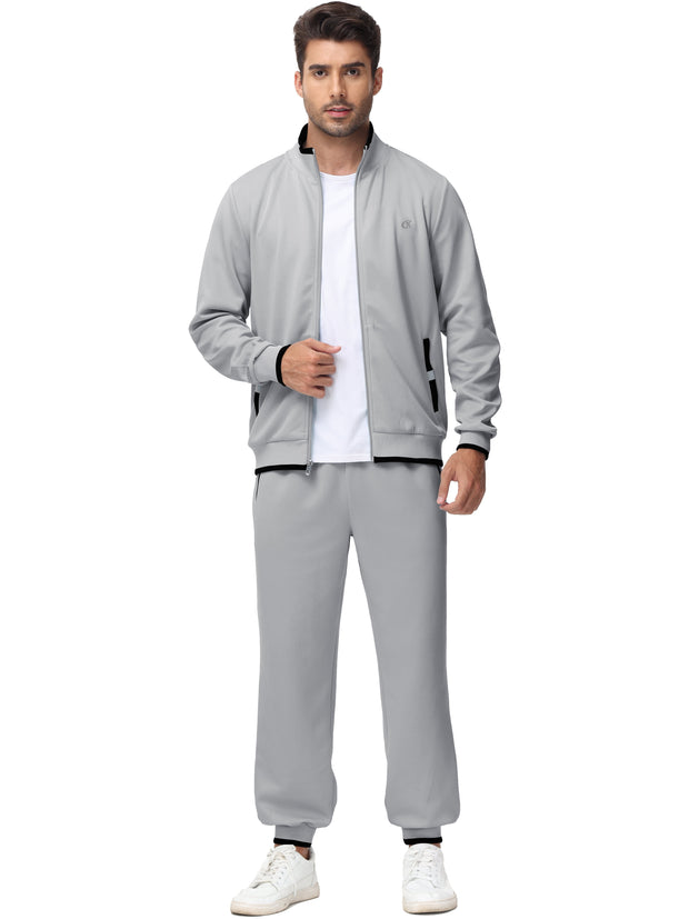 Clothing, Mens Clothing, Mens Workout ClothingMen'S Tracksuits Sweatsuits for Men Set Track Suits 2 Piece Casual Athletic Jogging Warm up Full Zip Sweat Suits Darkgrey S - Premium  from Nobles Store - Just $63.78! Shop now at Nobles Store