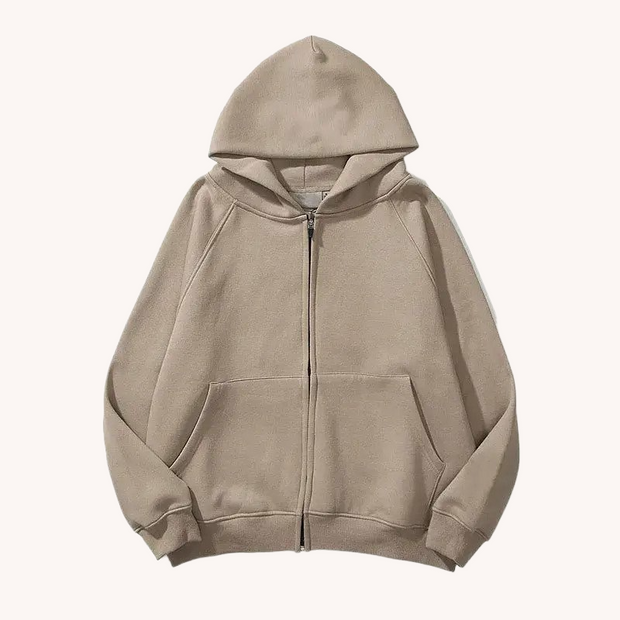 UG Plain Zip-Up Hoodie - Premium  from Nobles Store - Just $43.93! Shop now at Nobles Store