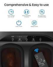 Health and Medicine, Massage, Shop all MassagersFoot Massager Machine with Heat, Shiatsu Deep Kneading, Fit’S Feet up to Men Size 12 Remote Control - Premium  from Nobles Store - Just $210.84! Shop now at Nobles Store