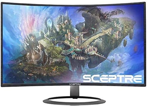 Computers & Accessories, Electronics, MonitorsCurved Gaming 32" 1080P LED Monitor up to 185Hz 165Hz 144Hz 1920X1080 AMD Freesync HDMI Displayport Build-In Speakers, Machine Black 2020 (C326B-185RD) - Premium  from Nobles Store - Just $364.40! Shop now at Nobles Store