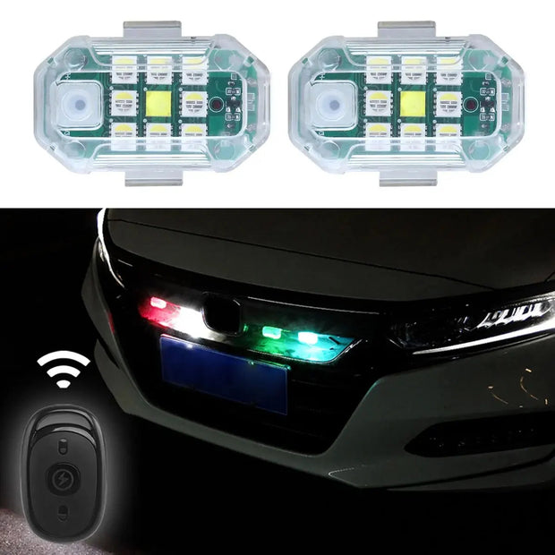 HomeHighlight Wireless Remote Control LED Strobe Light Drone Strobe Light Aircraft Strobe Lights Flash Position Wireless Light - Premium  from Nobles Store - Just $21.29! Shop now at Nobles Store