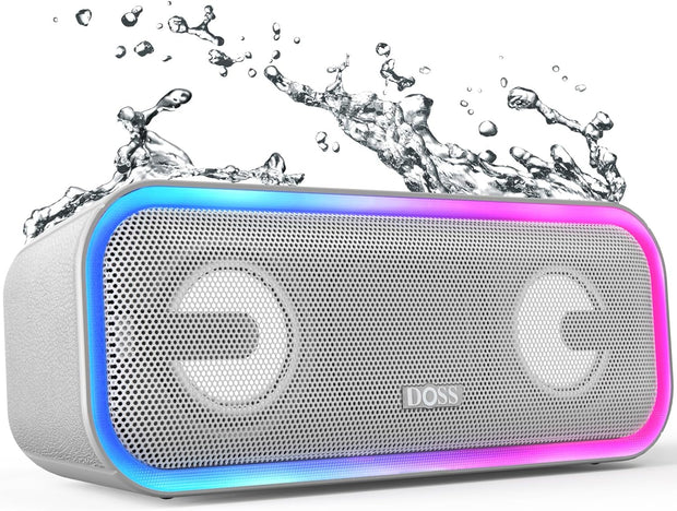 Electronics, Portable Audio & Video, Portable Bluetooth Speakers, Portable Speakers & DocksBluetooth Speaker, Soundbox Pro+ Wireless Bluetooth Speaker with 24W Impressive Sound, Booming Bass, IPX6 Waterproof, 15Hrs Playtime, Wireless Stereo Pairing, Mixed Colors Lights, 66 FT- Grey - Premium  from Nobles Store - Just $131.10! Shop now at Nobles Store