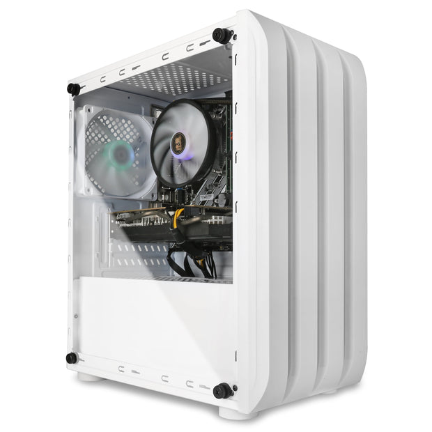 Eclipse ATX Gaming Desktop, Intel Core I7 4790, 16GB RAM, 1TB SSD, 1TB HD, White