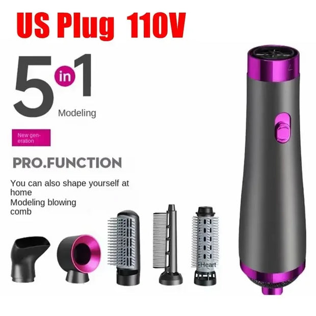 5 In 1 Hair Dryer Brush Set - Premium  from Nobles Store - Just $63.40! Shop now at Nobles Store